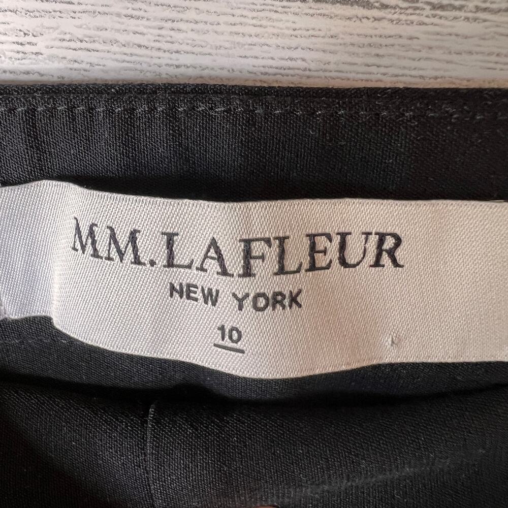 MM LaFleur Pants Womens Size 10 Black Foster Cigarette New York Professional - Picture 2 of 15
